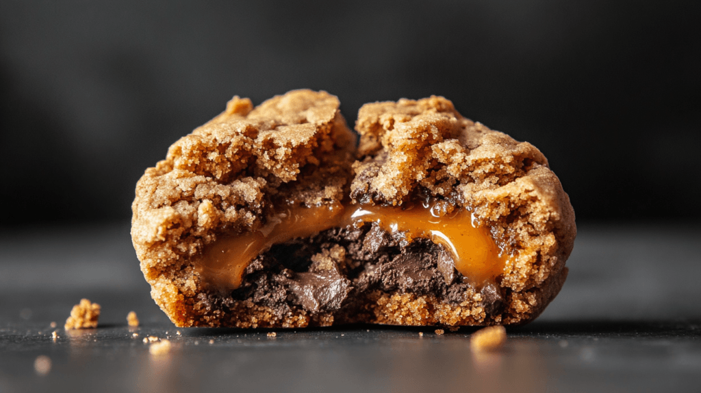 Close-up of a Crumbl Cookie’s texture.