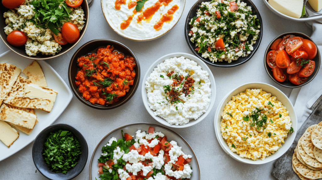 Cottage cheese as part of various diet plans.