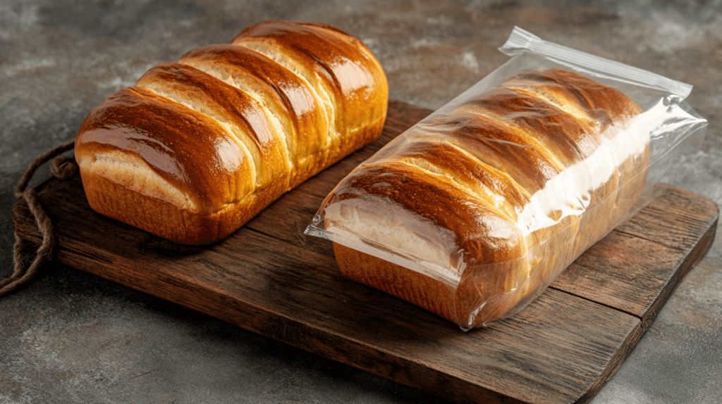 A comparison of artisanal and packaged brioche.