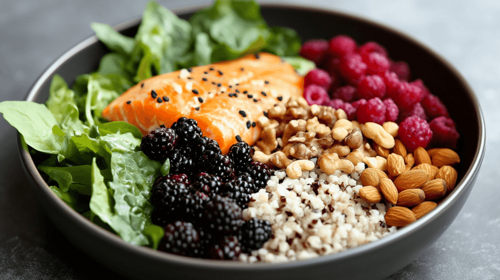 A nutrient-rich meal for the cortisol detox diet.