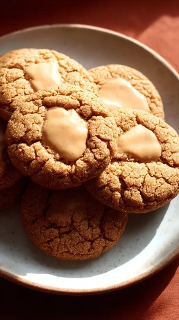 Freshly baked Brown Sugar Maple Cookies on a cooling rack