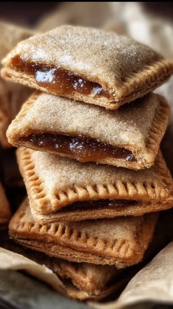 Homemade Brown Sugar Pop Tart Cookies arranged on a plate