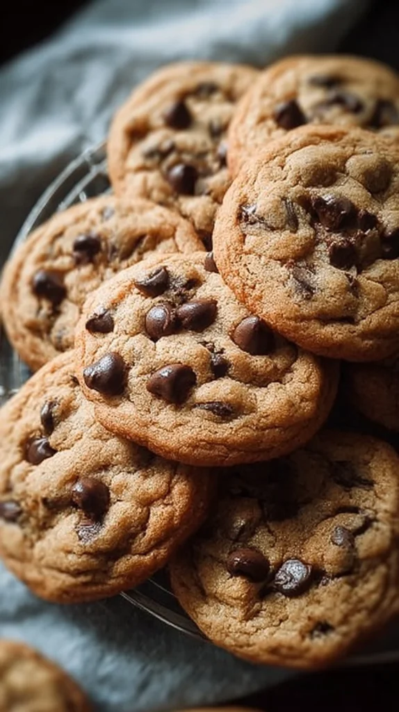 Delicious Chewy Chocolate Chip Cookies fresh out of the oven