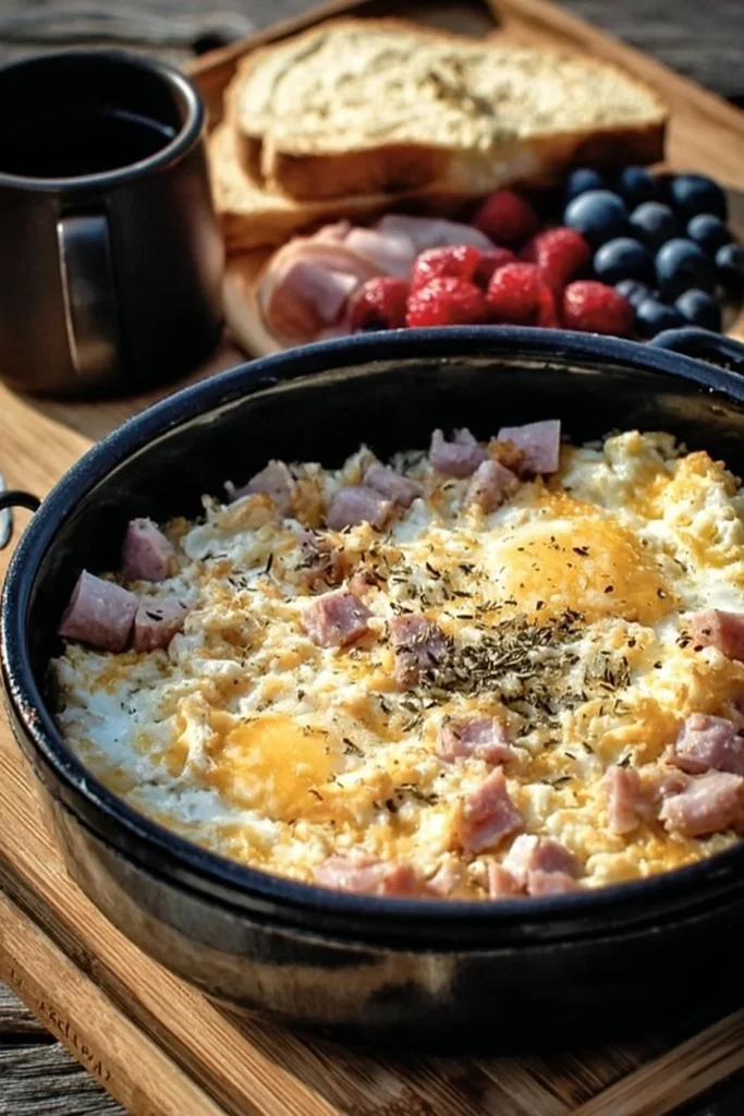 Mountain Man Crock Pot Breakfast ingredients ready for cooking