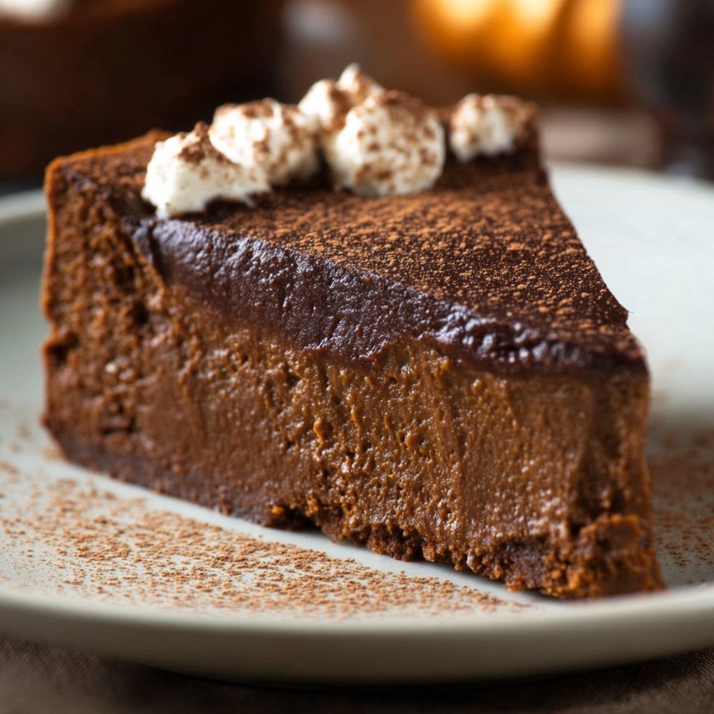 Chocolate Pumpkin Torte (flourless)