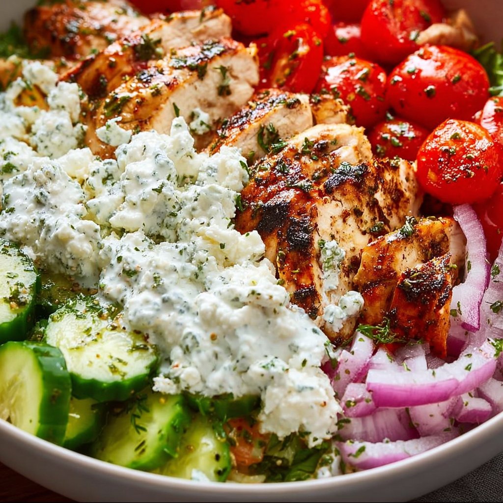 Greek Chicken Bowls