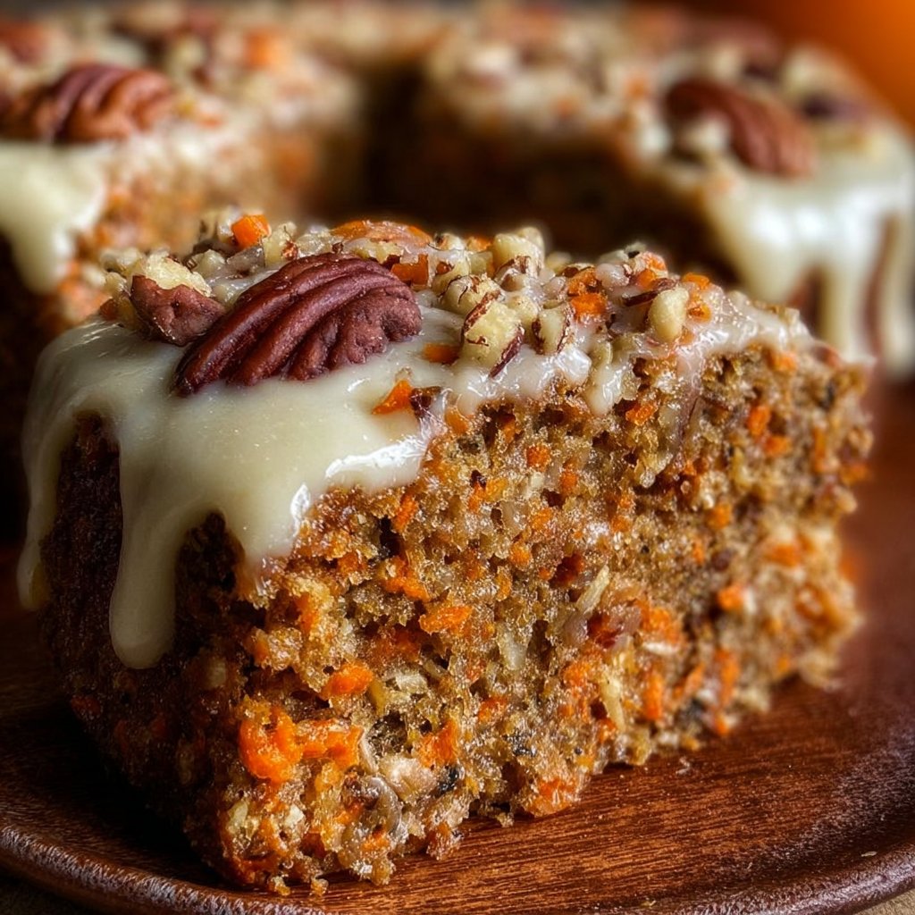 Flourless Oatmeal Carrot Cake