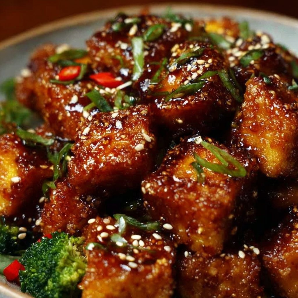 Crispy honey garlic tofu recipe that will amaze you!