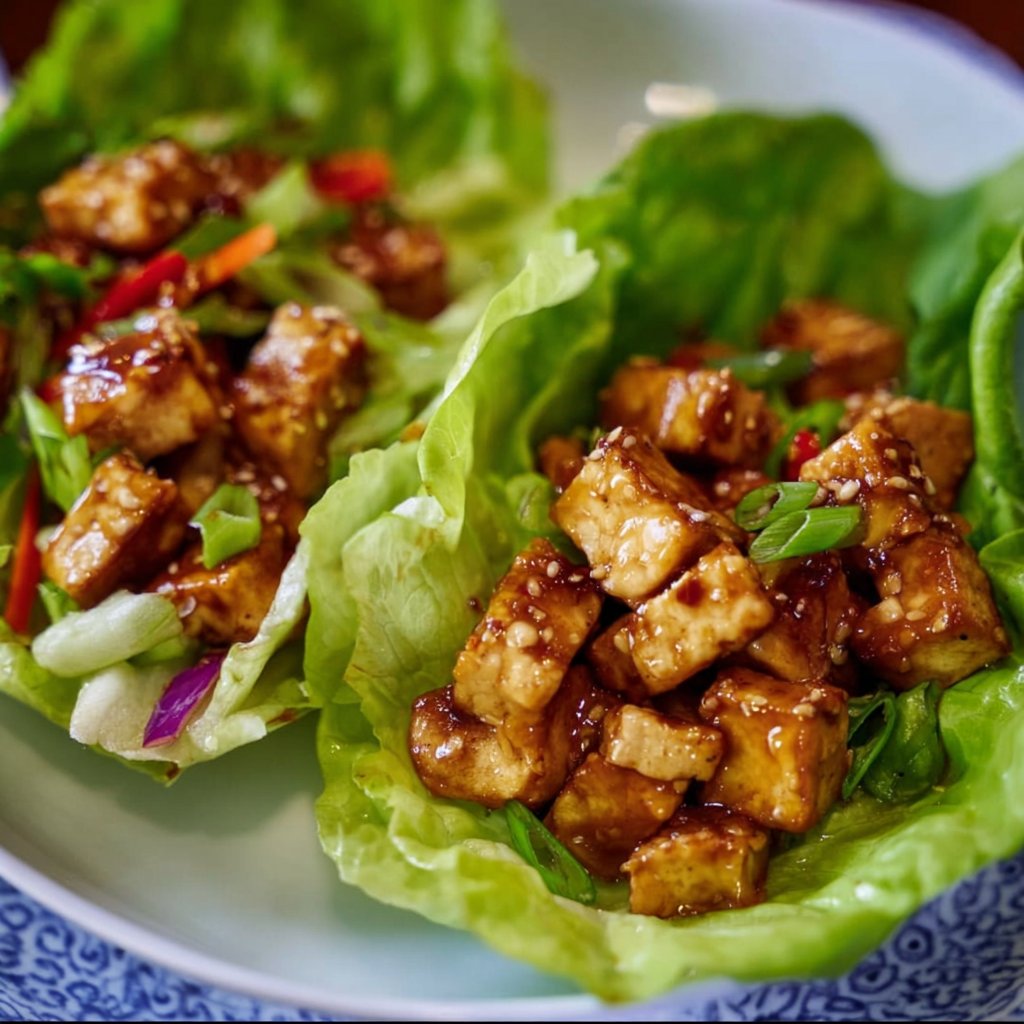 Tofu Lettuce Wraps