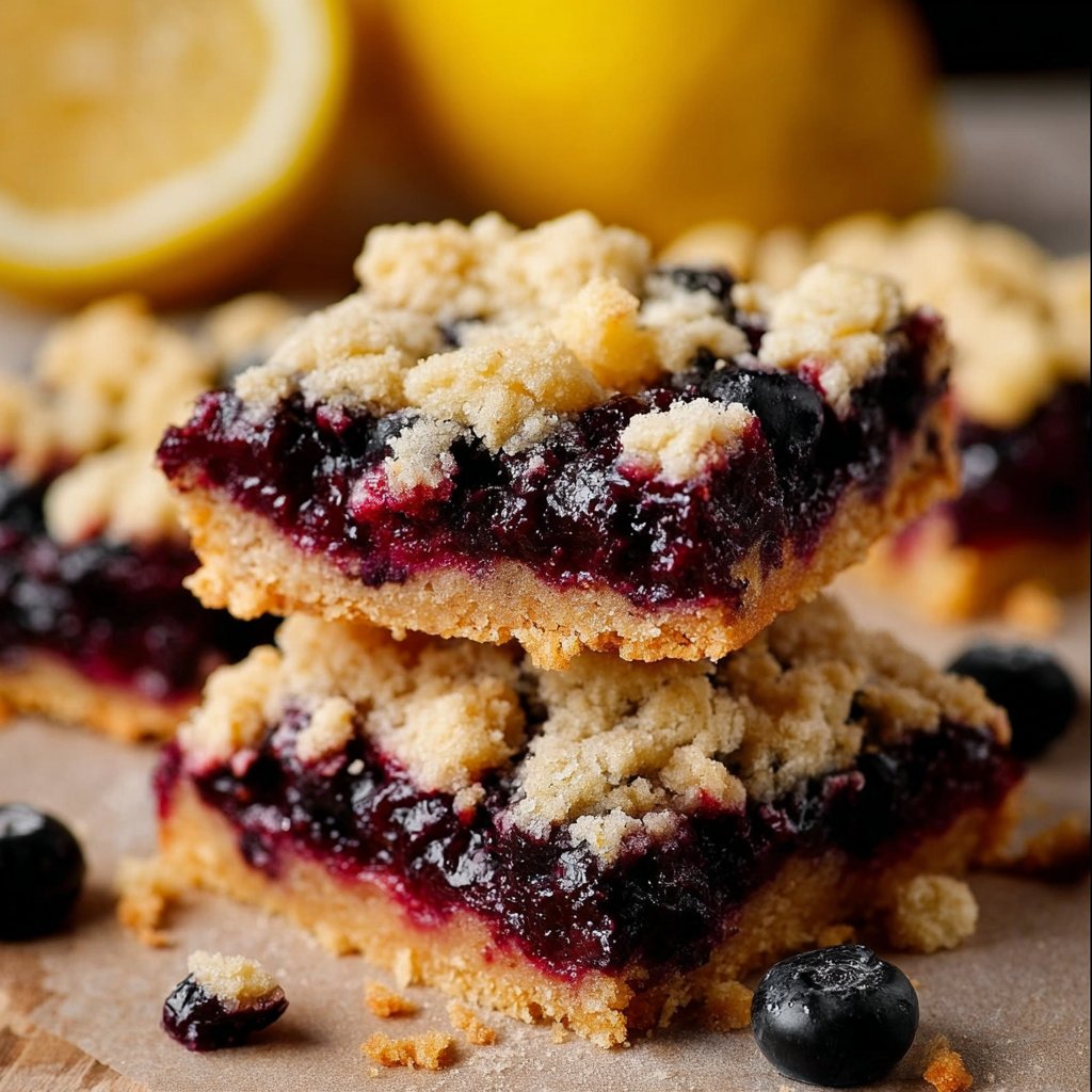 Gluten-Free Lemon Blueberry Bars (Dairy-Free)