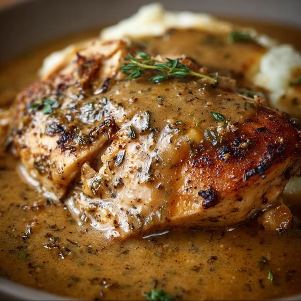 Crockpot Chicken and Gravy