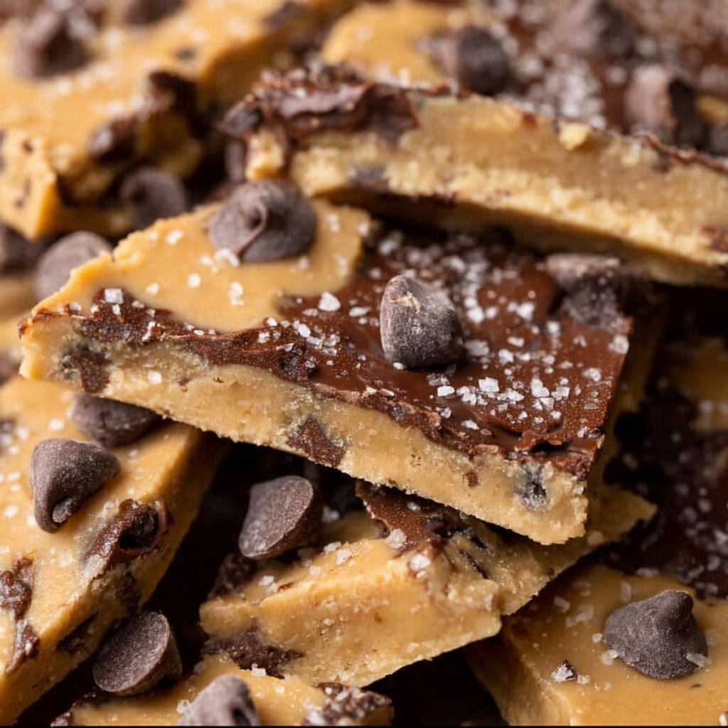Healthy Cookie Dough Bark