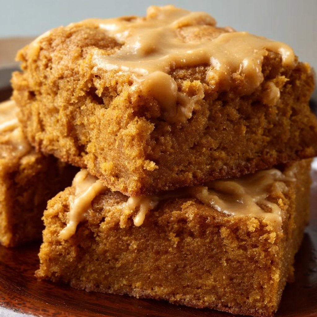 Pumpkin Maple Blondies