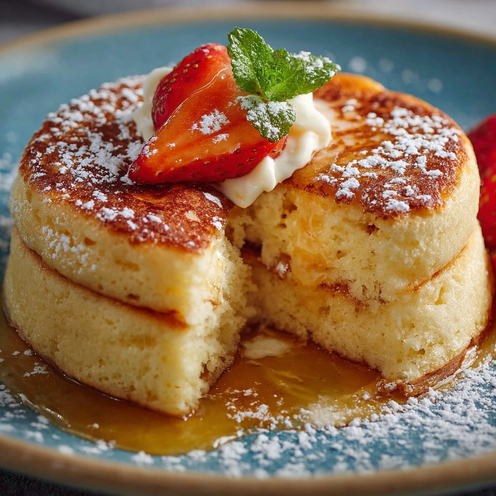 Vegan Japanese Souffle Pancakes