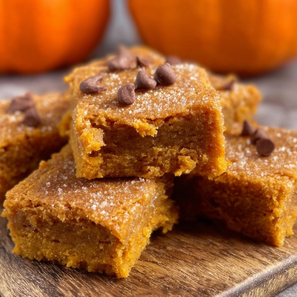 Sugar Cookie Vegan Pumpkin Bars