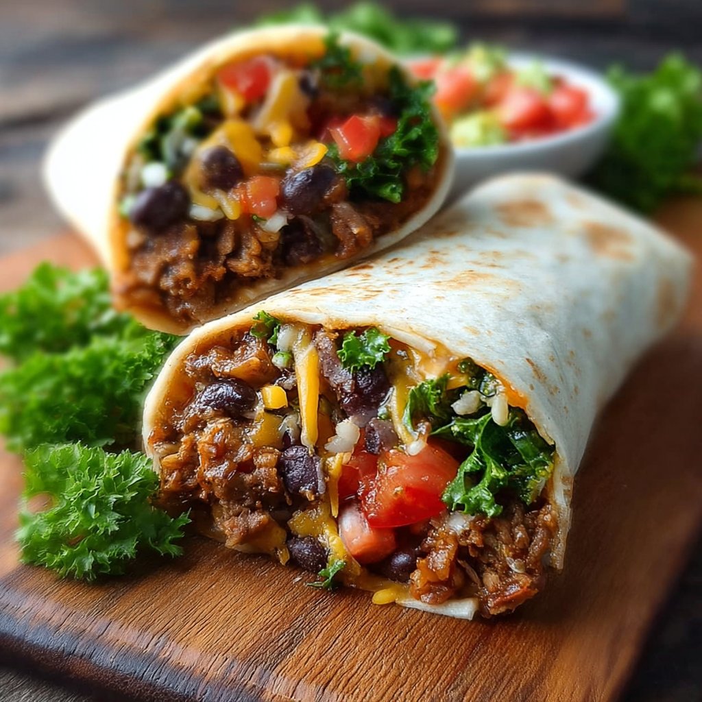10-Minute Vegan Burrito Wraps