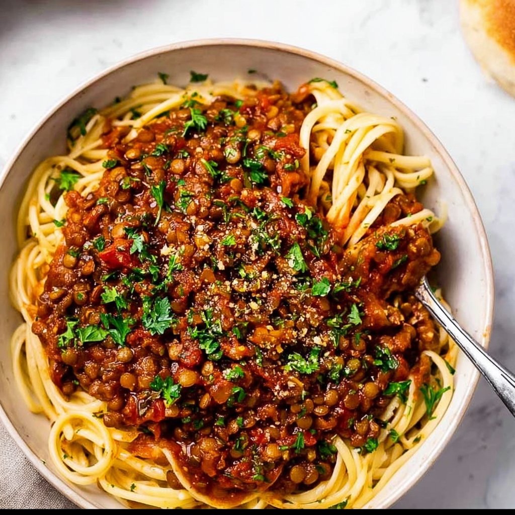 Vegan Lentil Bolognese