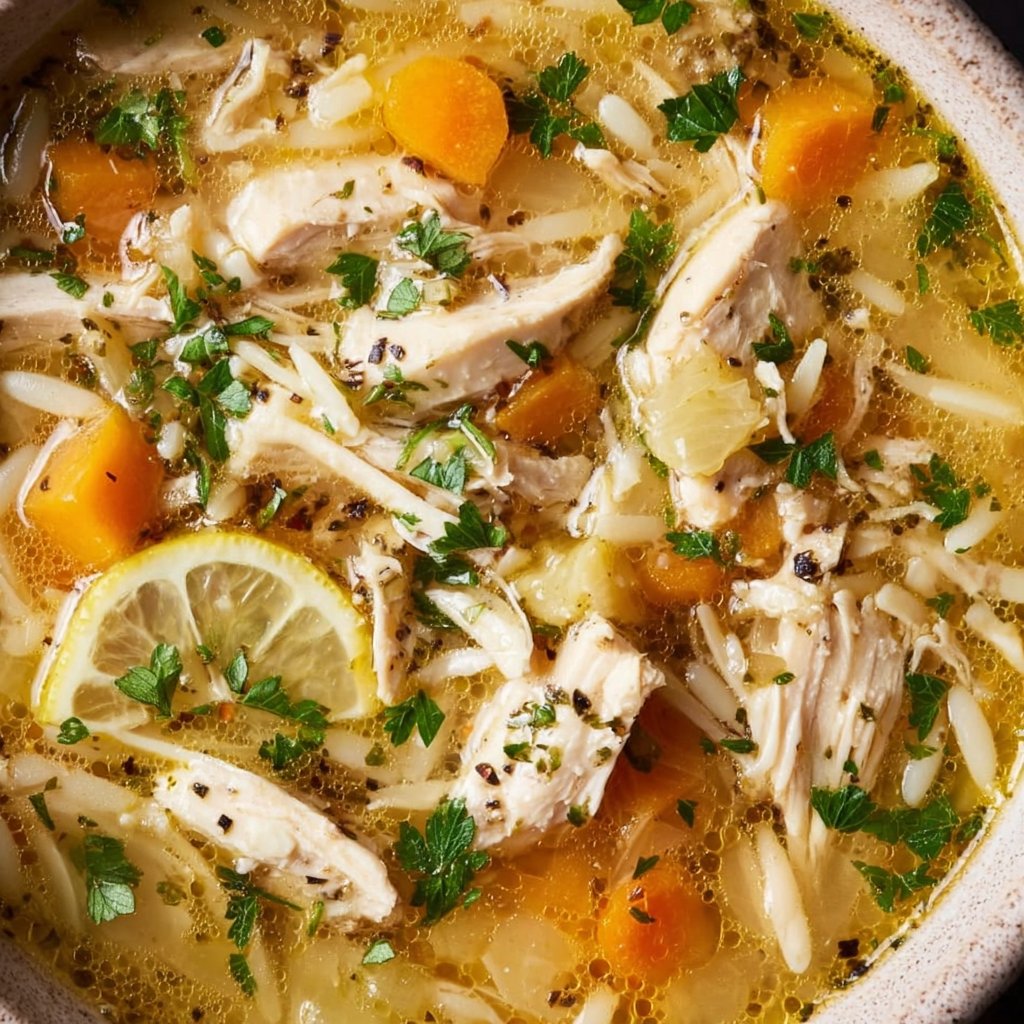 Greek Lemon Chicken Soup