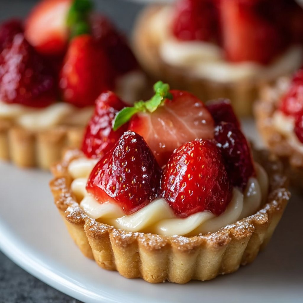 Fresh and Delicious Strawberry Tartlets
