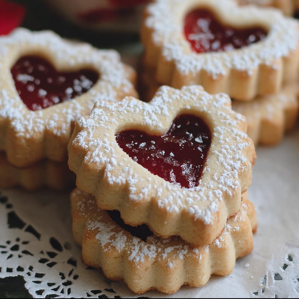 Soft and Sweet Linzer Cookies - Baking with Blondie