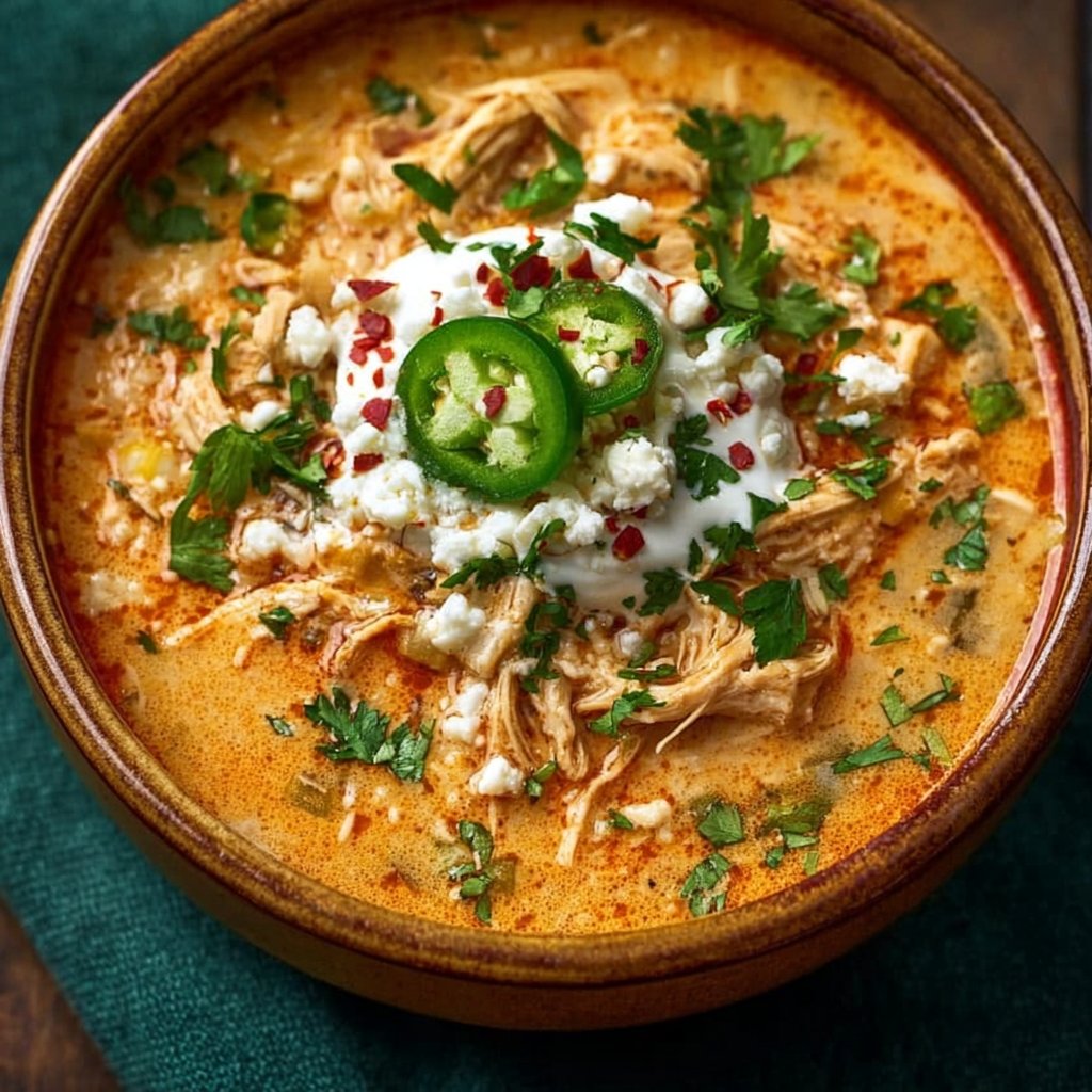 Creamy Chicken Enchilada Soup