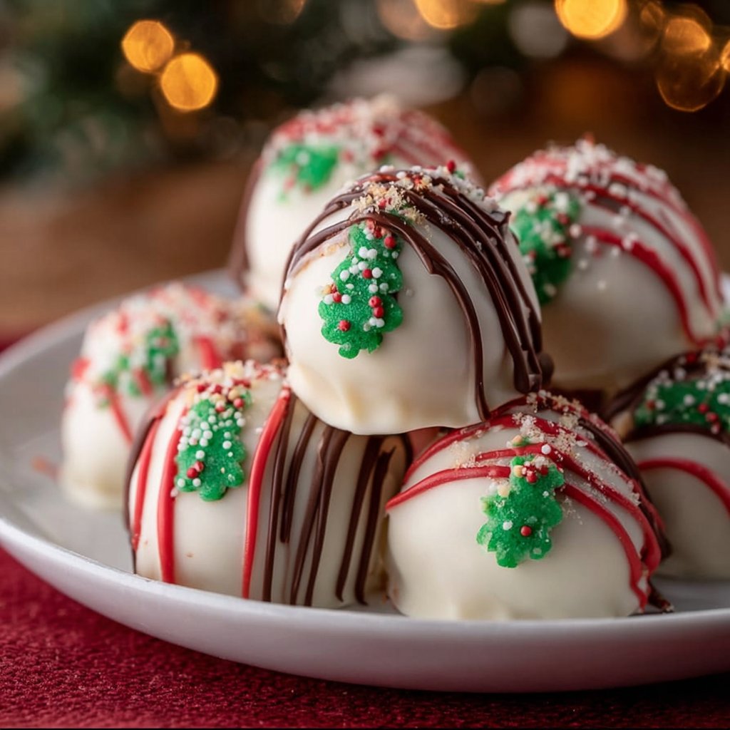 Little Debbie Christmas Tree Cake Truffles