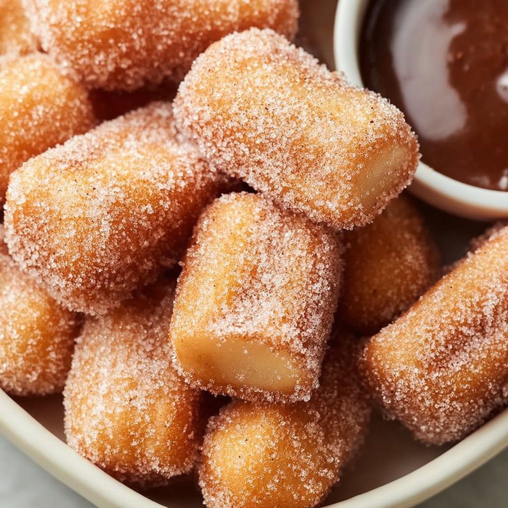 Crispy Air Fryer Churro Bites