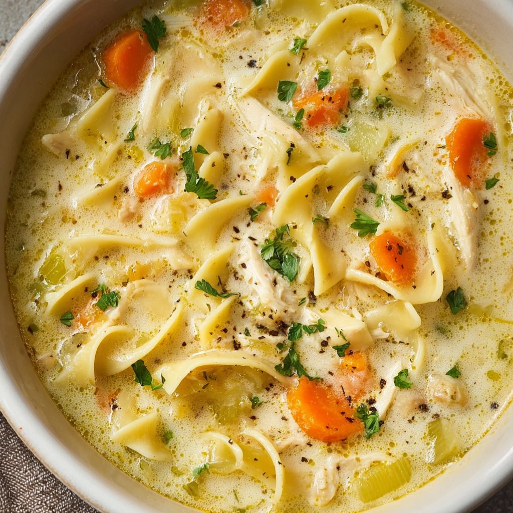 Creamy Chicken Noodle Soup