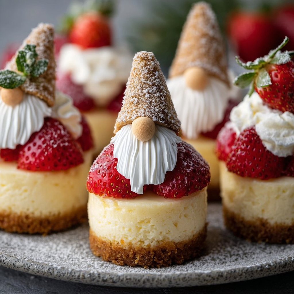 Gnome Mini Cheesecakes