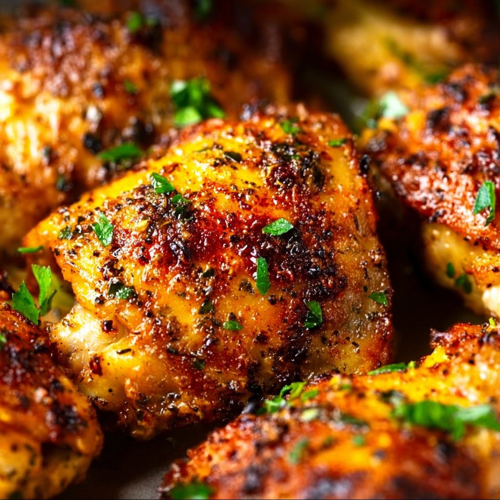 Oven Baked Chicken Thighs