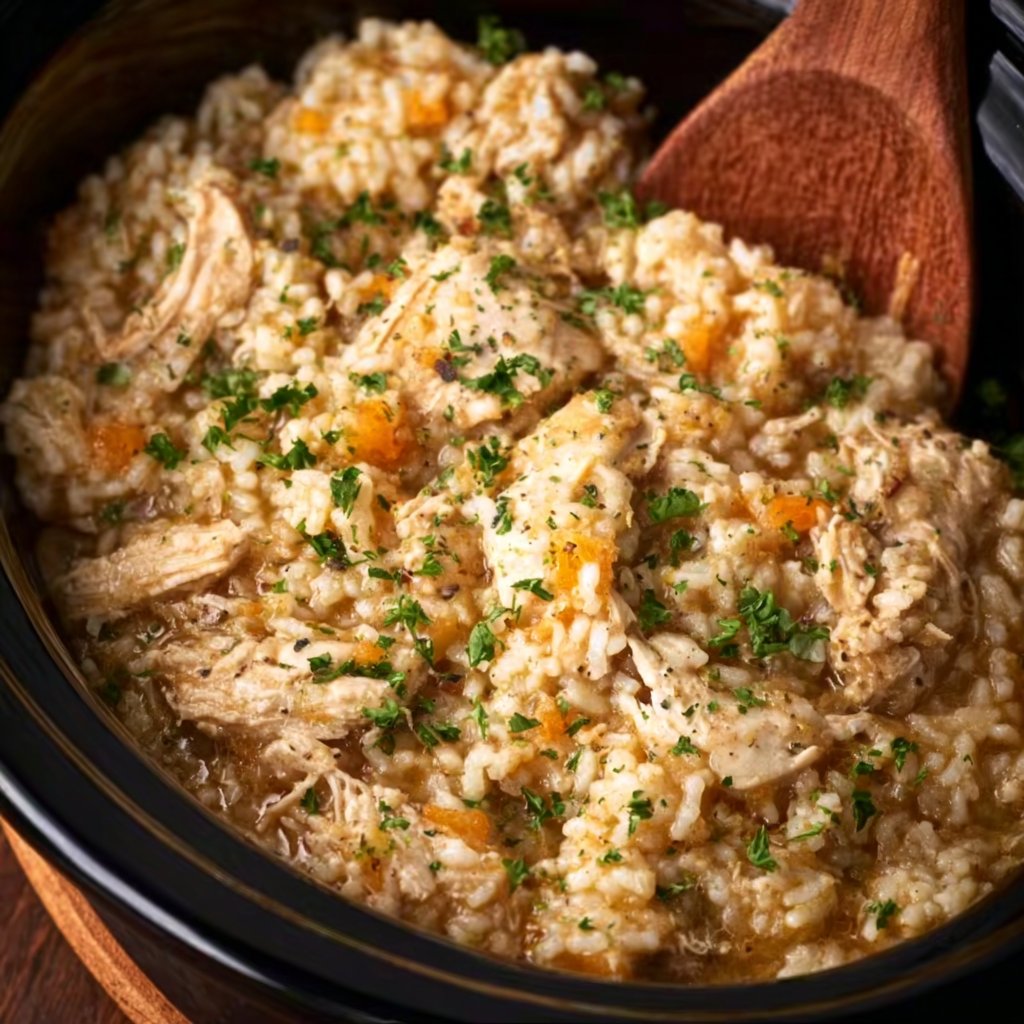 Crock Pot Chicken and Rice