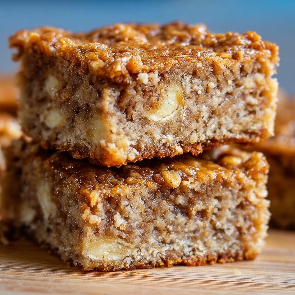 Banana Oatmeal Bars