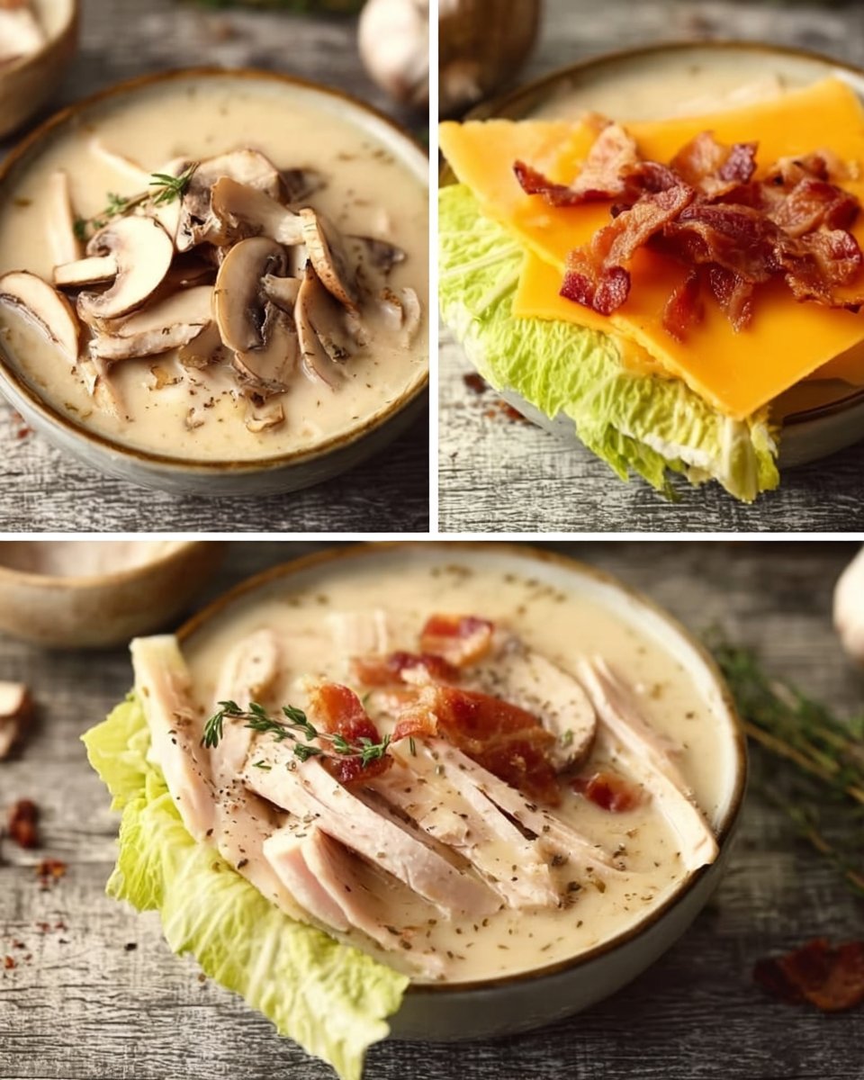 Creamy Keto Mushroom Soup