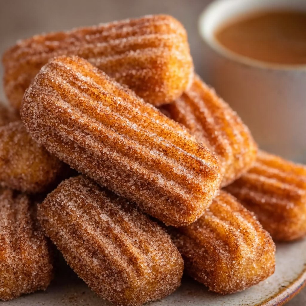 Healthy Baked Churro Bites