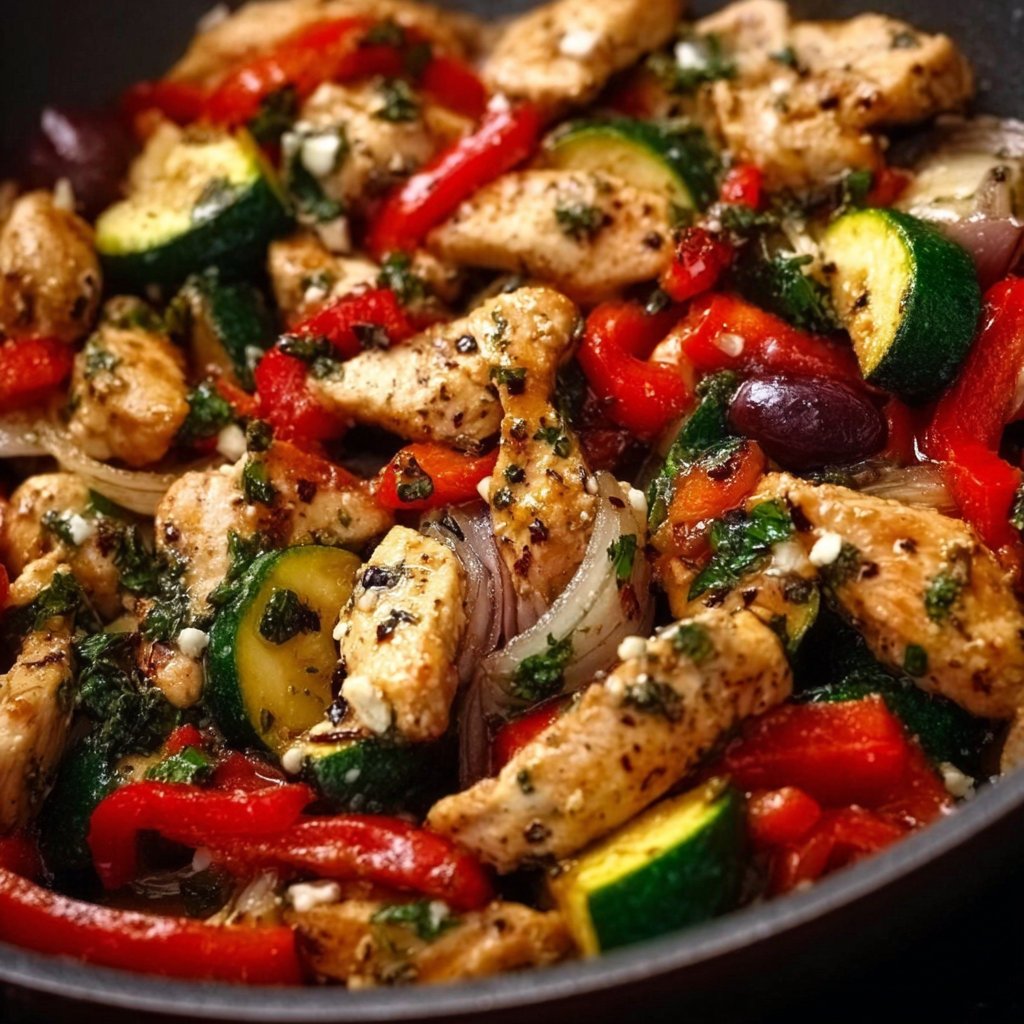Mediterranean Chicken Stir Fry Recipe