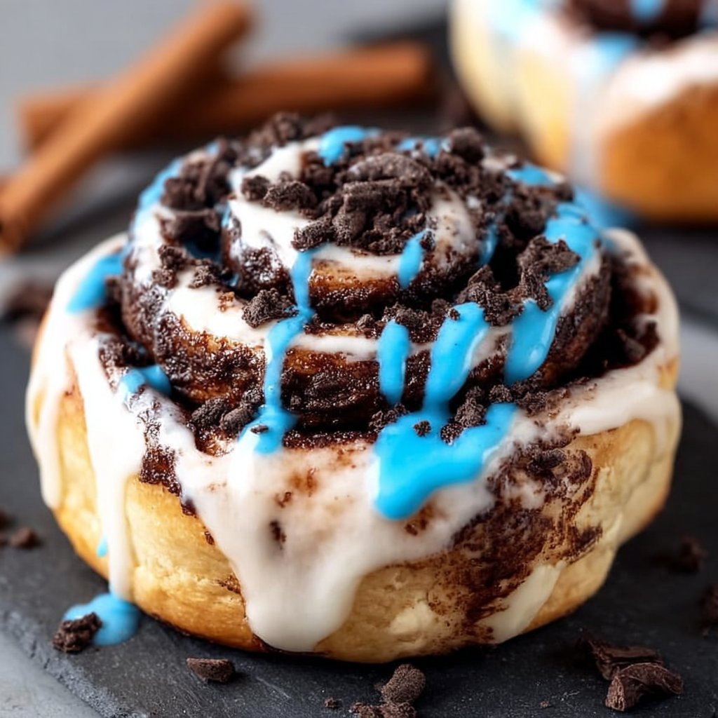 Chocolate Cookie Cinnamon Rolls