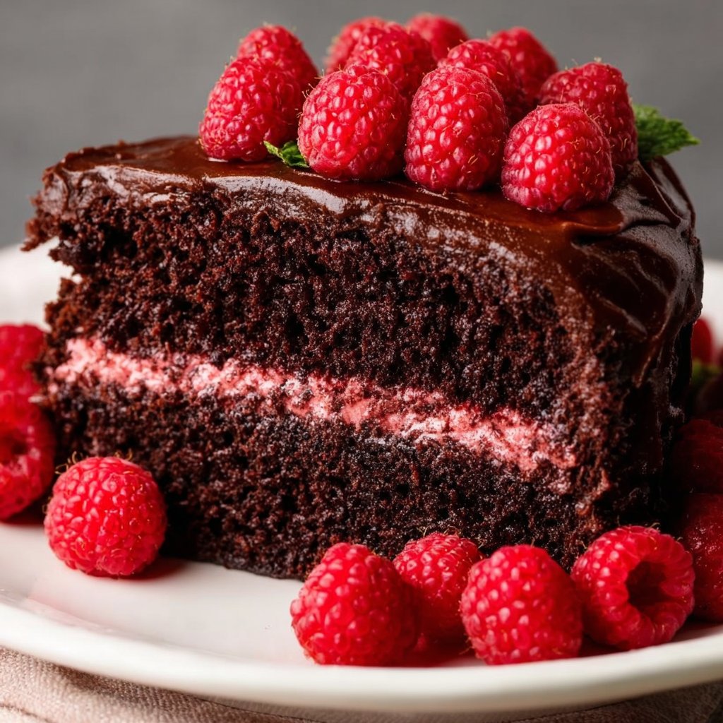 Chocolate Raspberry Cake