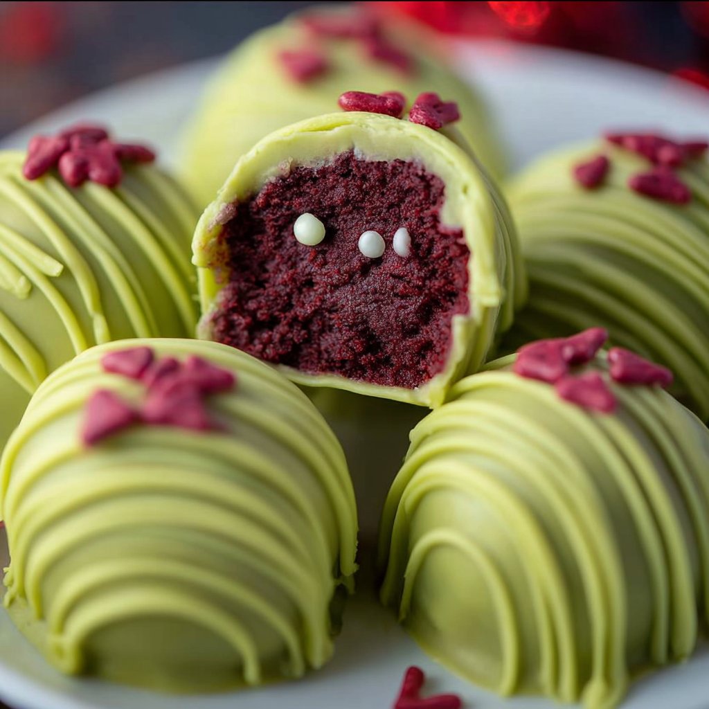 Grinch Oreo Truffles