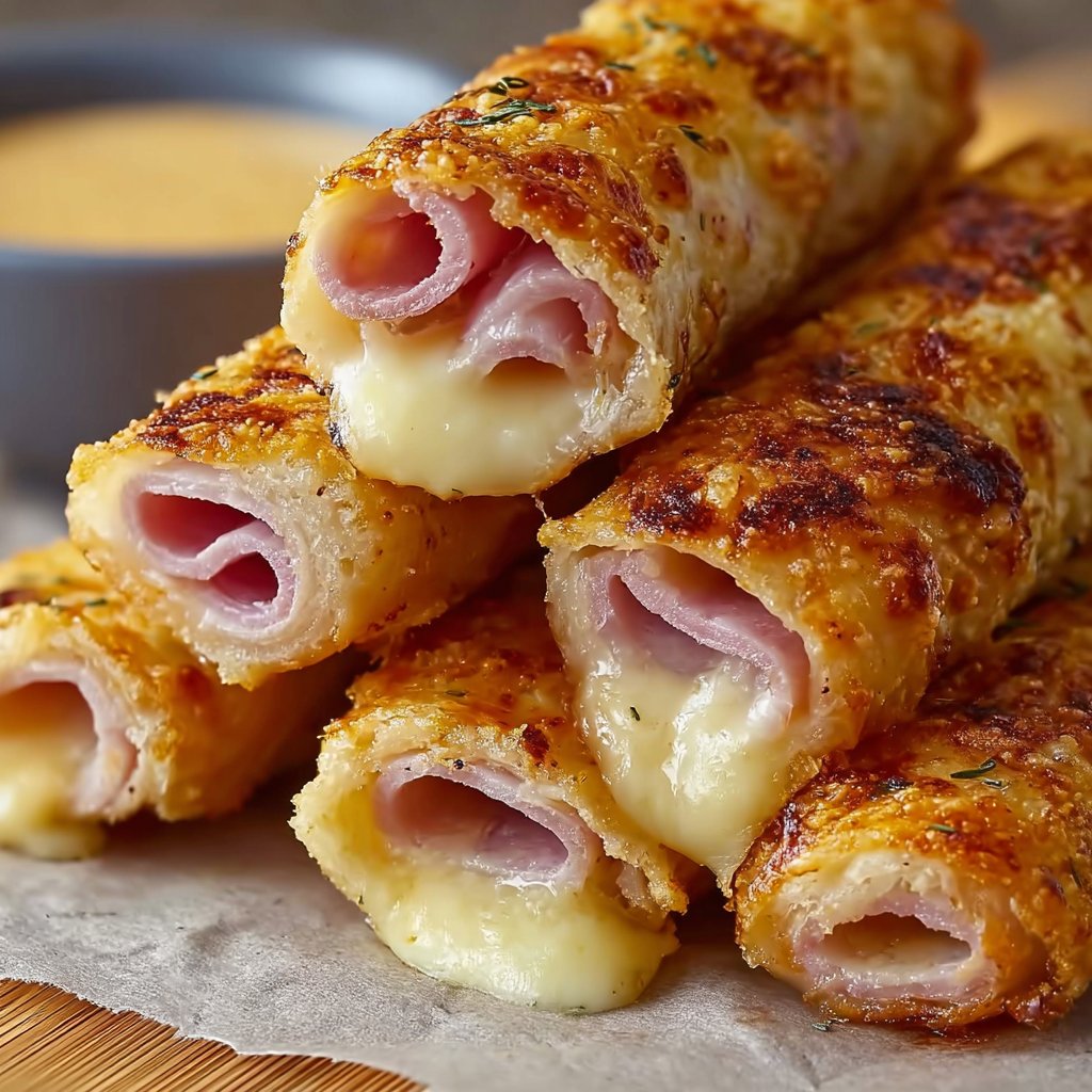 Ham and Cheese Sticks