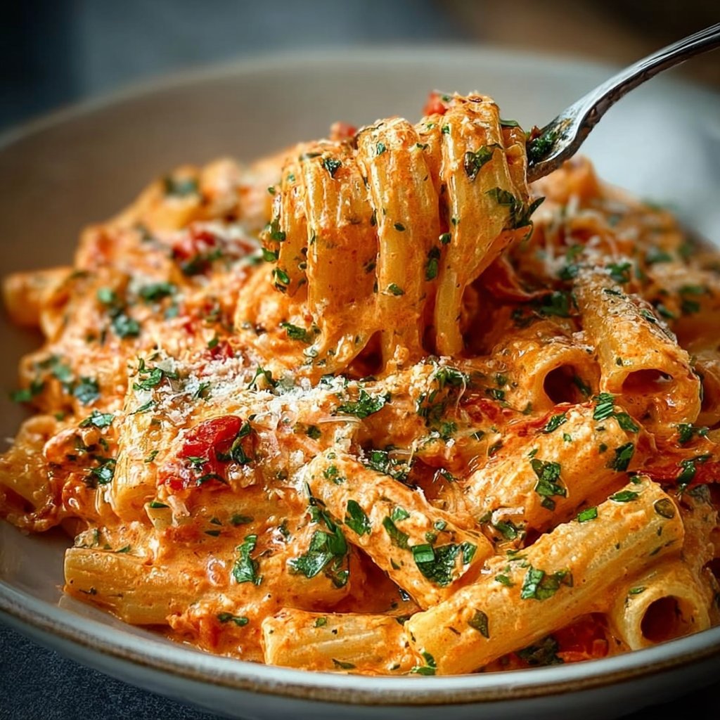 Creamy Tomato Garlic Pasta
