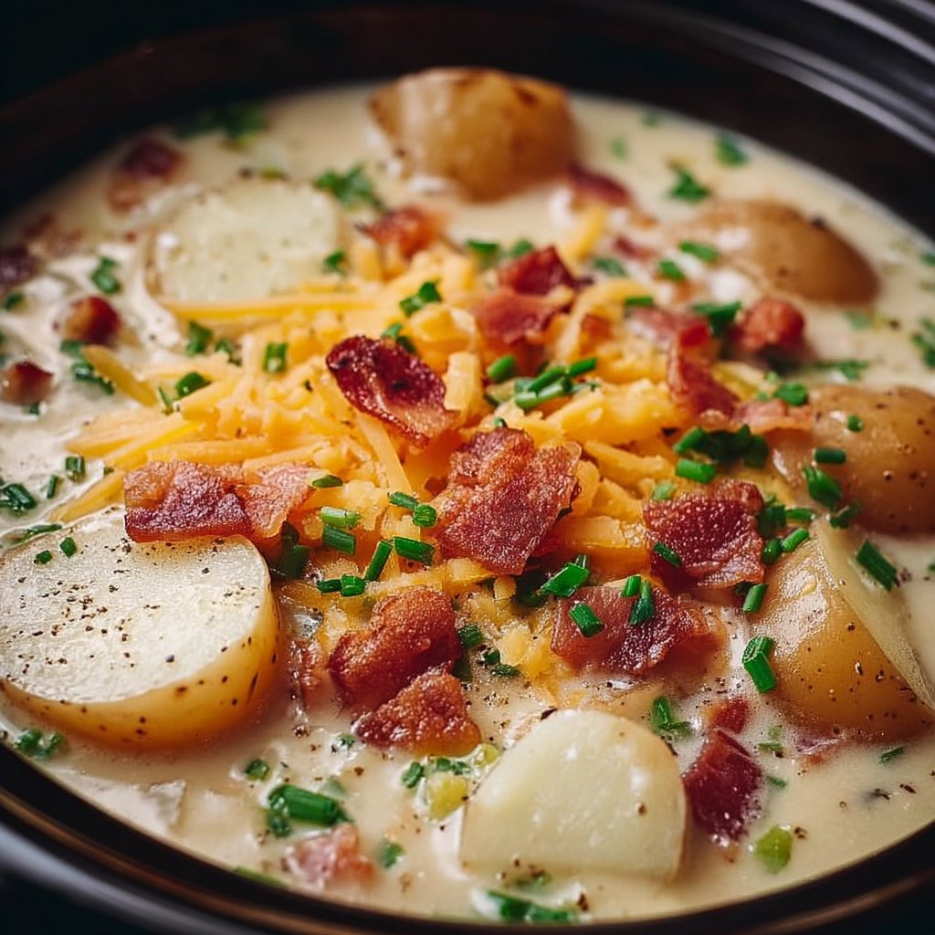 Crock Pot Crack Potato Soup