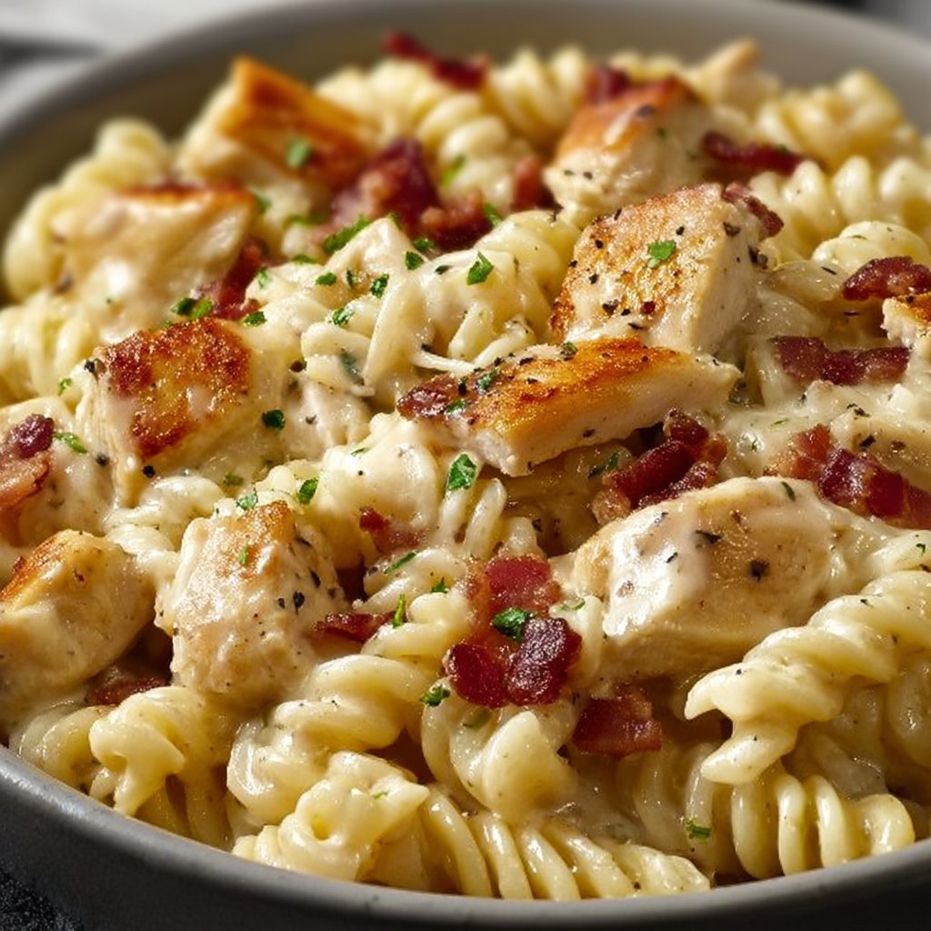 Chicken Bacon Ranch Pasta