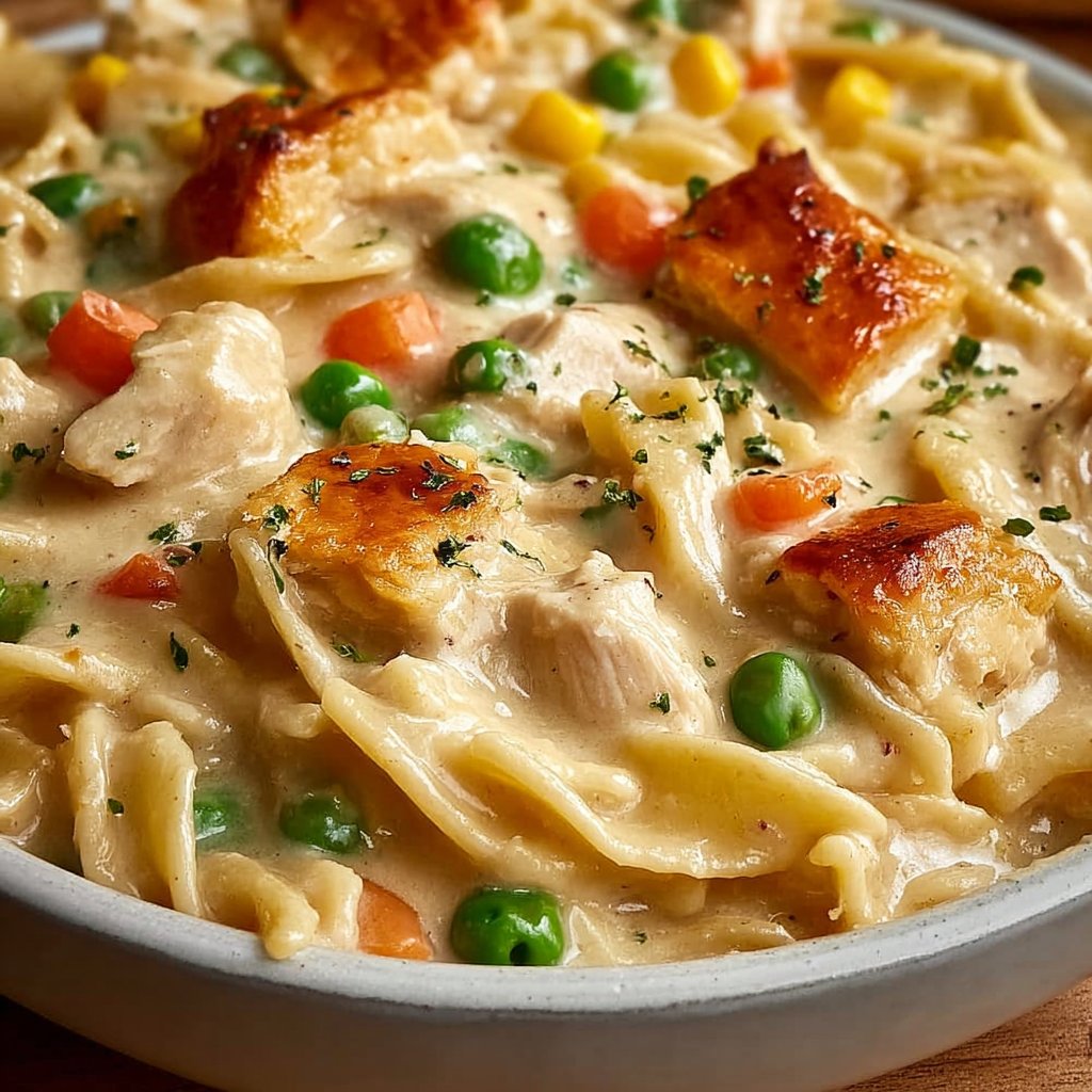 Classic Chicken Pot Pie Pasta