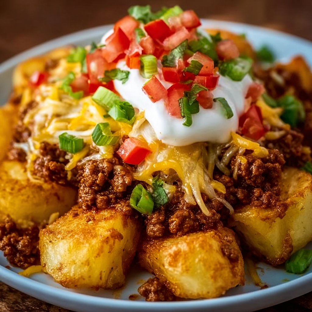 Cheesy Taco Potatoes