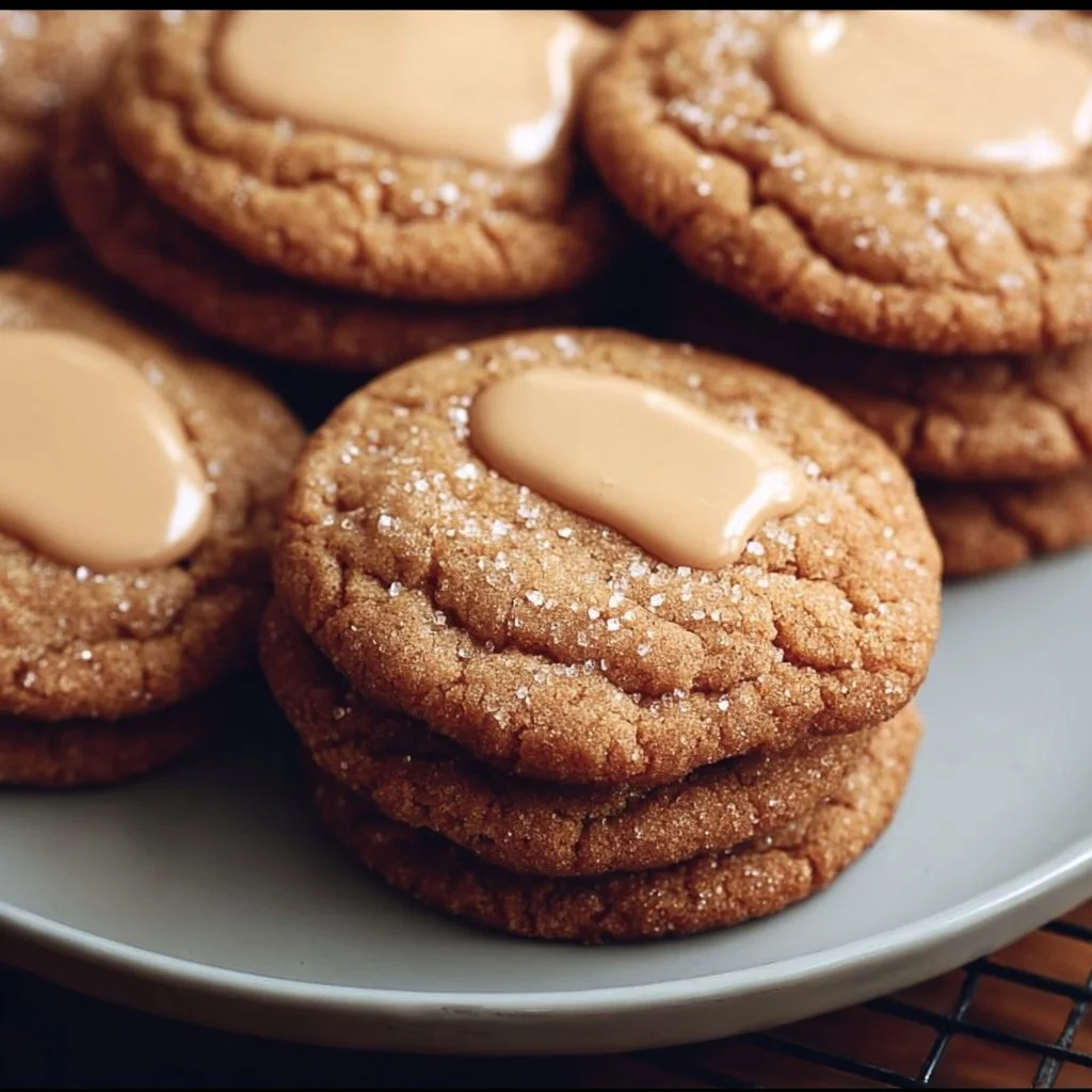 Delicious fresh-baked Brown Sugar Maple Cookies on a plate
