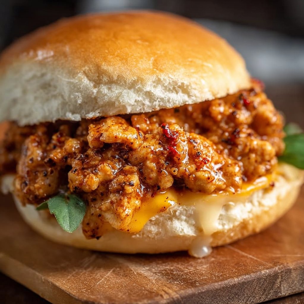 Cajun Chicken Sloppy Joes