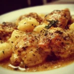 Flavor explosion roasted chicken served with herbs and spices