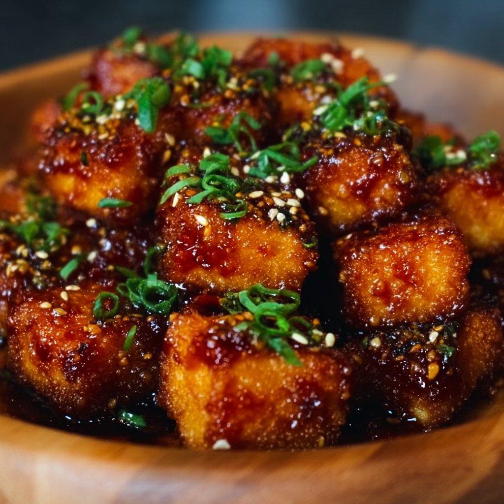 Crispy honey garlic tofu recipe that will amaze you!