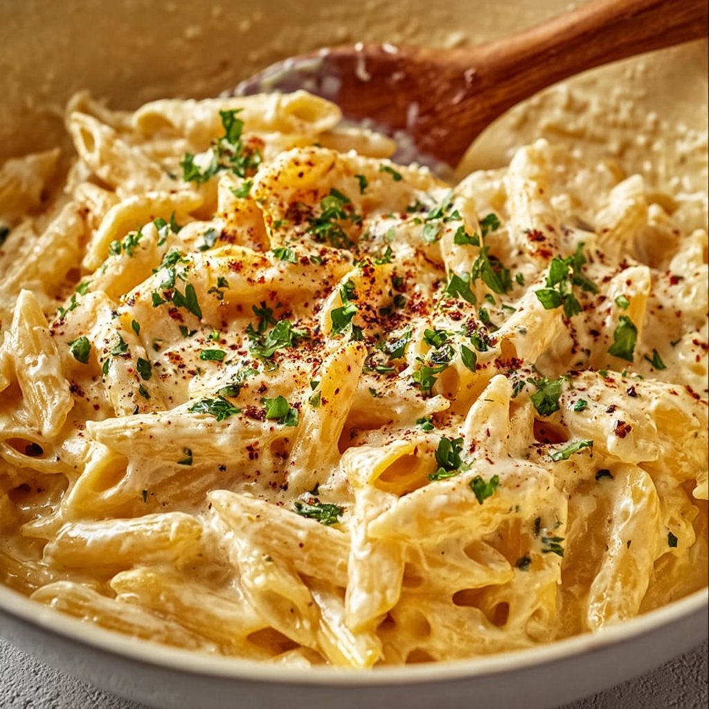 One Pot Creamy Garlic Pasta