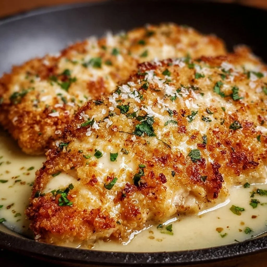 Delicious Longhorn Steakhouse Parmesan Chicken dish served with sides